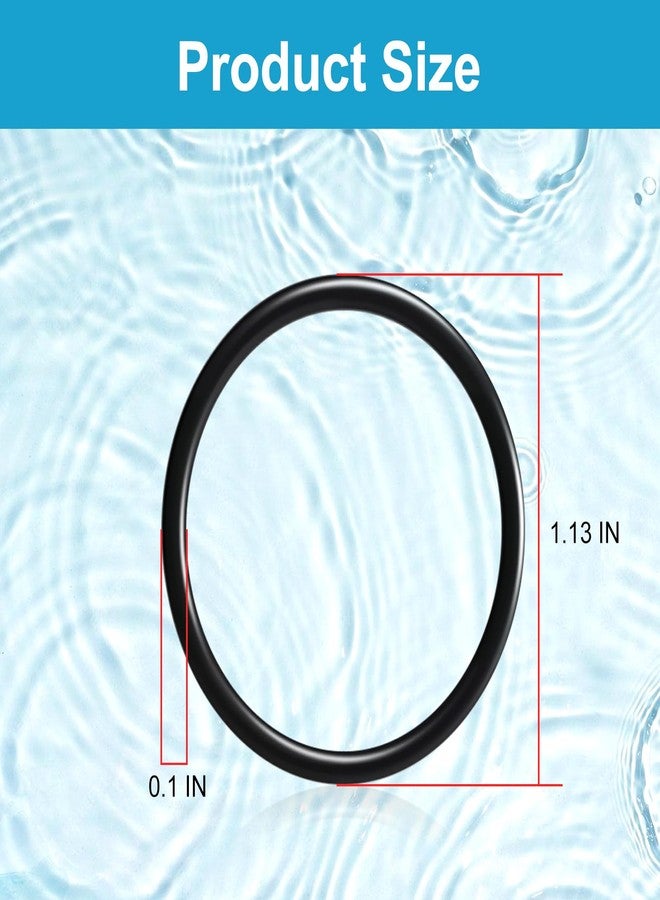 ASPNH A20212 A-20212 O-Ring, Compatible with Fluval FX4 FX5 FX6 Aquarium Filters, Top Cover Snap-On Rubber Seal Replacement Ring, Leak-Proof, Black, Pack of 4 - Image 2